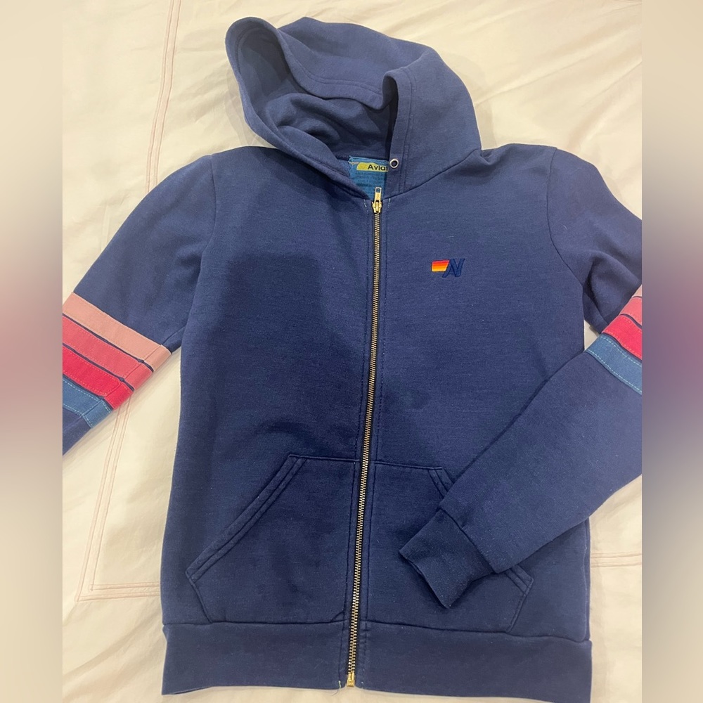 aviator nation x soul cycle zip up sweatshirt. Limited edition. Never worn